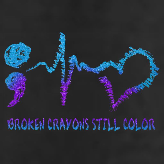 Broken Crayons Still Color Suicide Prevention Awareness Tumbler