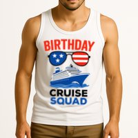 Birthday Cruise Squad USA America Tank Top