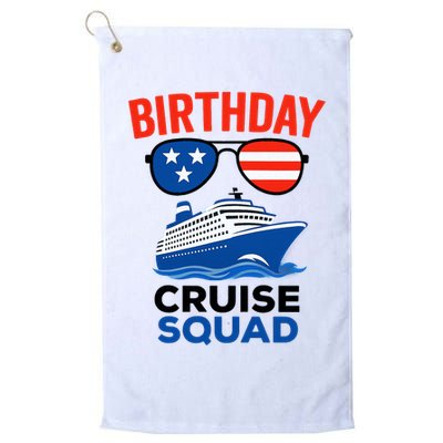 Birthday Cruise Squad USA America Golf Towel