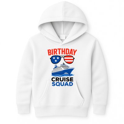 Birthday Cruise Squad USA America Kids Hoodie