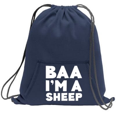 Baa Costume Shirts Sweatshirt Cinch Pack Bag