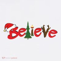 Believe Christmas Santa Tall T-Shirt