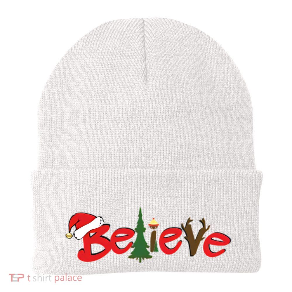 Believe Christmas Santa Beanie