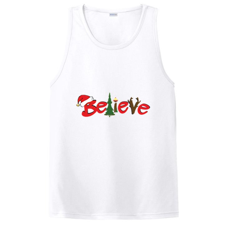 Believe Christmas Santa PosiCharge Competitor Tank