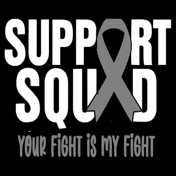 Brain Cancer Support Squad Brain Cancer Awareness Gift Bucket Hat