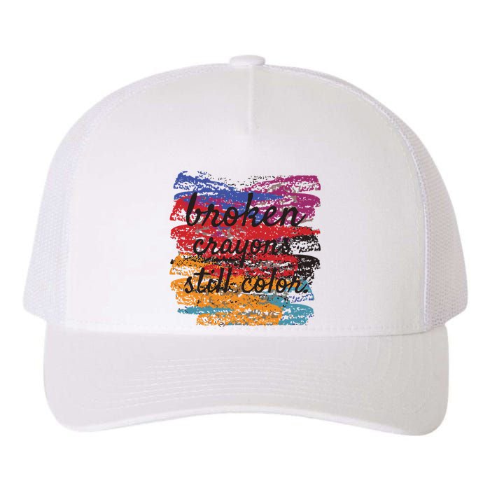 Broken Crayons Still Broken Crayons Still Yupoong Adult 5-Panel Trucker Hat