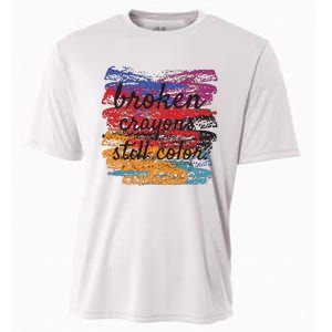 Broken Crayons Still Broken Crayons Still Cooling Performance Crew T-Shirt