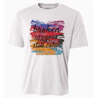 Broken Crayons Still Broken Crayons Still Cooling Performance Crew T-Shirt