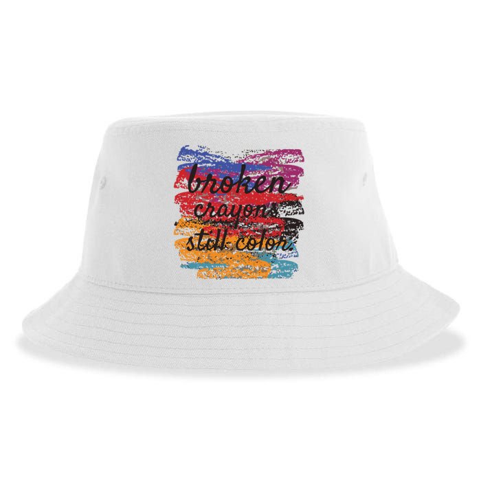 Broken Crayons Still Broken Crayons Still Sustainable Bucket Hat