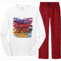 Broken Crayons Still Broken Crayons Still Long Sleeve Pajama Set