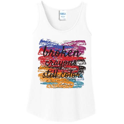 Broken Crayons Still Broken Crayons Still Ladies Essential Tank