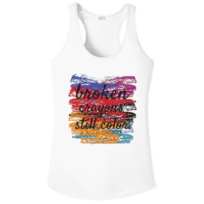 Broken Crayons Still Broken Crayons Still Ladies PosiCharge Competitor Racerback Tank