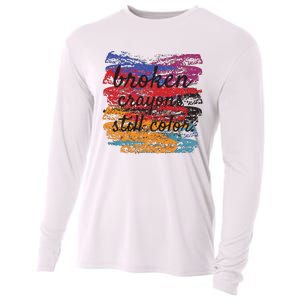 Broken Crayons Still Broken Crayons Still Cooling Performance Long Sleeve Crew