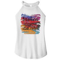 Broken Crayons Still Broken Crayons Still Women’s Perfect Tri Rocker Tank