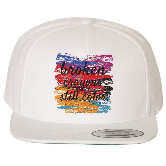 Broken Crayons Still Broken Crayons Still Wool Snapback Cap