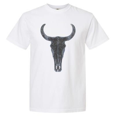 Boho Cow Skull Western Steer Skull Cowgirl Rancher Garment-Dyed Heavyweight T-Shirt