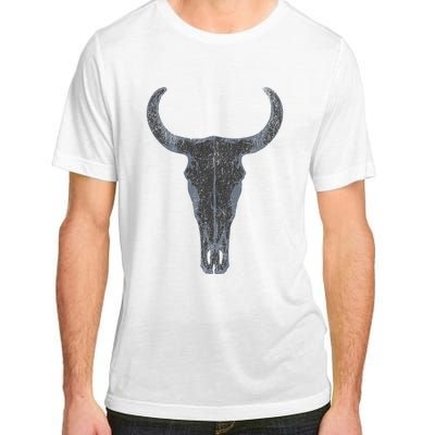 Boho Cow Skull Western Steer Skull Cowgirl Rancher Adult ChromaSoft Performance T-Shirt