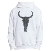 Boho Cow Skull Western Steer Skull Cowgirl Rancher Urban Pullover Hoodie