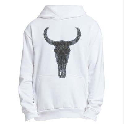 Boho Cow Skull Western Steer Skull Cowgirl Rancher Urban Pullover Hoodie