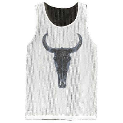 Boho Cow Skull Western Steer Skull Cowgirl Rancher Mesh Reversible Basketball Jersey Tank