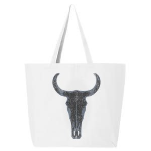 Boho Cow Skull Western Steer Skull Cowgirl Rancher 25L Jumbo Tote