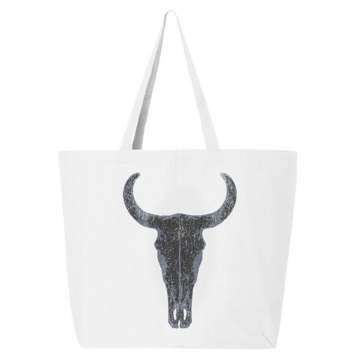 Boho Cow Skull Western Steer Skull Cowgirl Rancher 25L Jumbo Tote