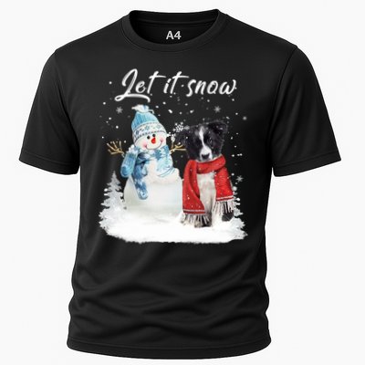 Border Collie Santa Dog Christmas Snow Xmas Pajama Meaningful Gift Performance Shirt