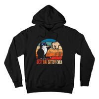 Best Cat Sitter Ever Funny Fist Bump Tall Hoodie