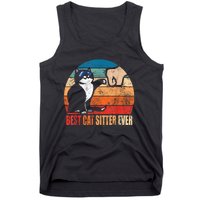 Best Cat Sitter Ever Funny Fist Bump Tank Top