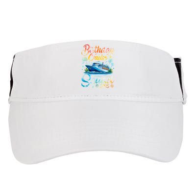 Birthday Cruise Squad 2025 Cruise Birthday Party Vacation Adult Drive Performance Visor