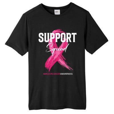 Breast Cancer Support Squad Breast Cancer Awareness Tall Fusion ChromaSoft Performance T-Shirt