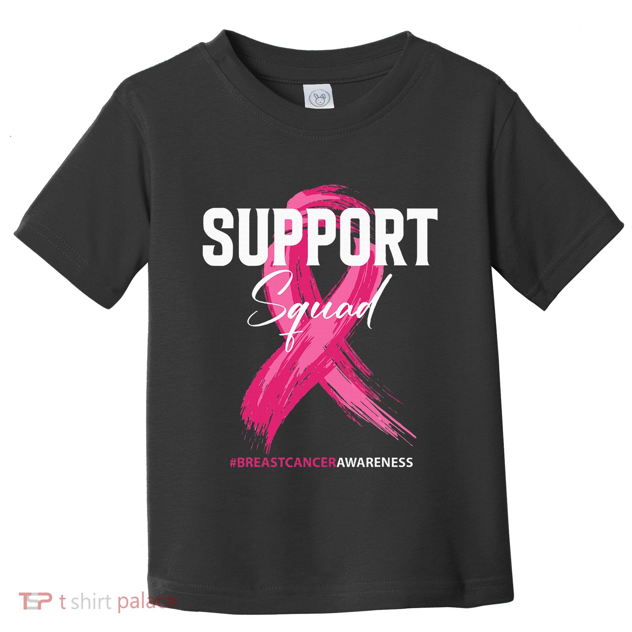 Breast Cancer Support Squad Breast Cancer Awareness Toddler T-Shirt