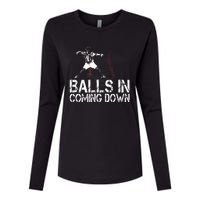 Baseball Catcher Softball Catcher Baseball Fan Womens Cotton Relaxed Long Sleeve T-Shirt