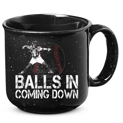 Baseball Catcher Softball Catcher Baseball Fan 15oz Campfire Ceramic Mug