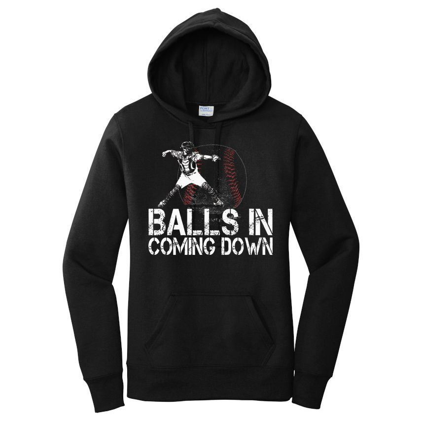 Baseball Catcher Softball Catcher Baseball Fan Women's Pullover Hoodie