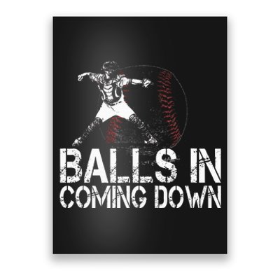 Baseball Catcher Softball Catcher Baseball Fan Poster