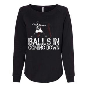 Baseball Catcher Softball Catcher Baseball Fan Womens California Wash Sweatshirt