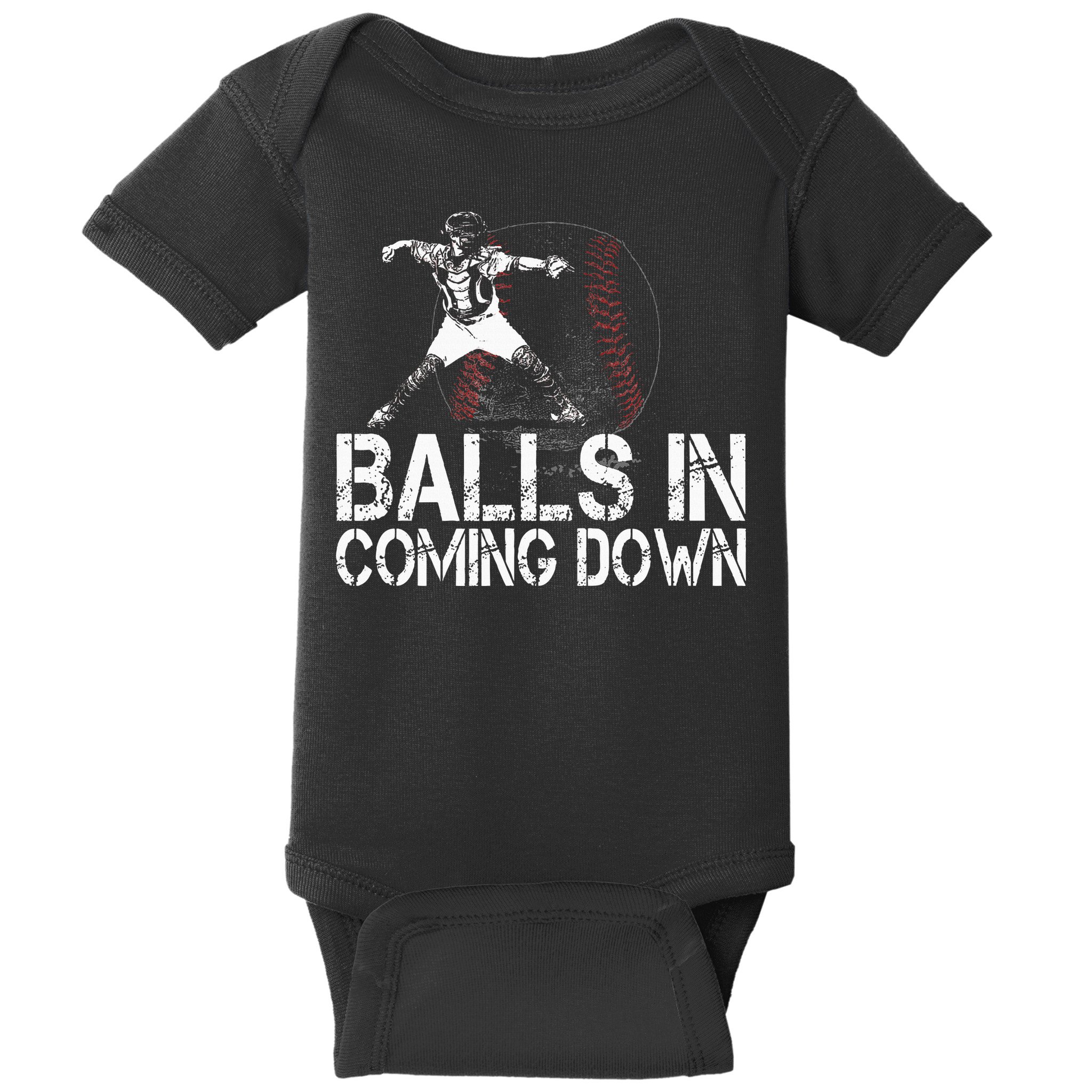 Baseball Catcher Softball Catcher Baseball Fan Baby Bodysuit