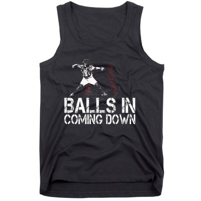 Baseball Catcher Softball Catcher Baseball Fan Tank Top