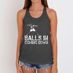 Baseball Catcher Softball Catcher Baseball Fan Women's Knotted Racerback Tank