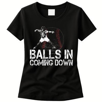 Baseball Catcher Softball Catcher Baseball Fan Womens T-Shirt