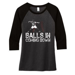 Baseball Catcher Softball Catcher Baseball Fan Women's Tri-Blend 3/4-Sleeve Raglan Shirt