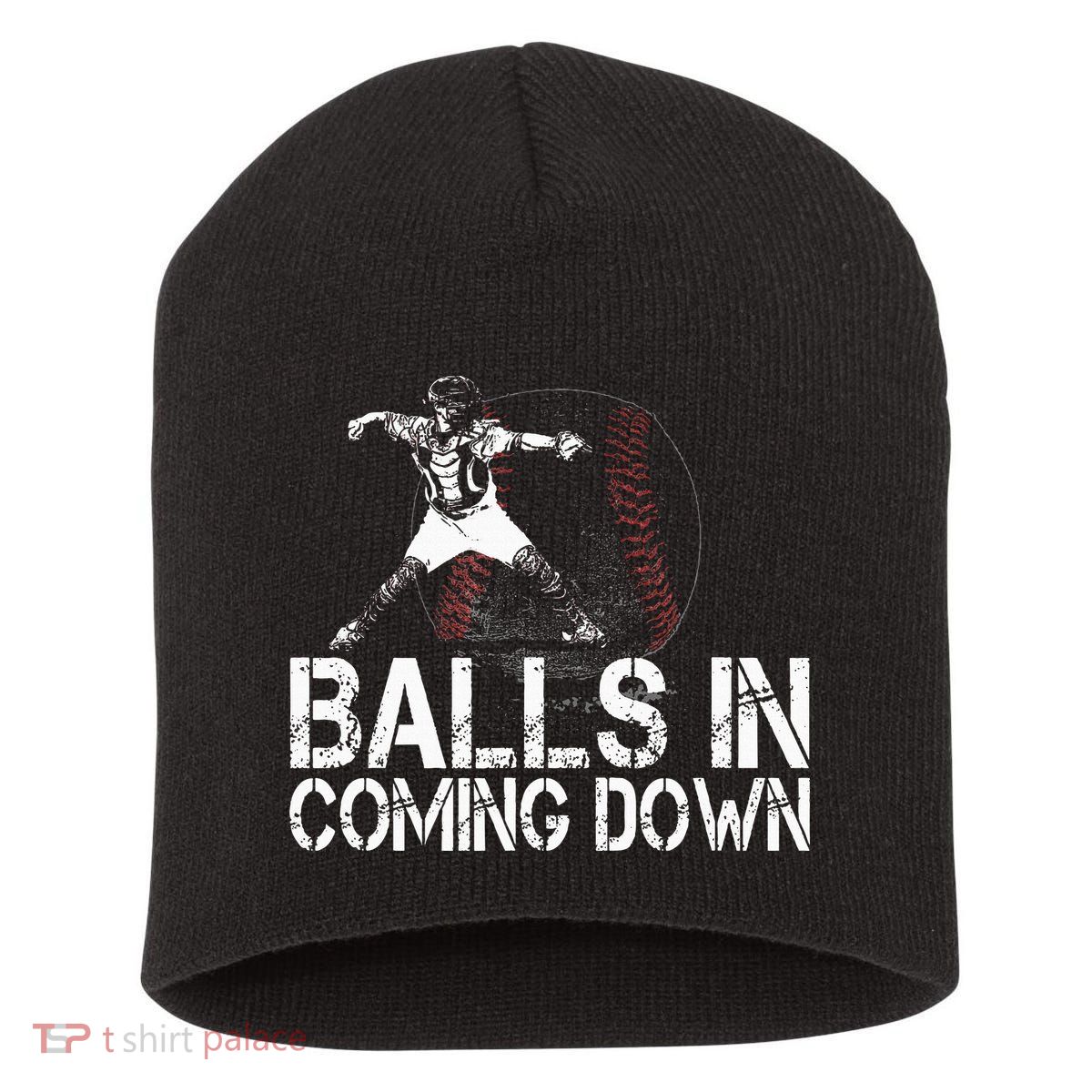 Baseball Catcher Softball Catcher Baseball Fan Short Acrylic Beanie