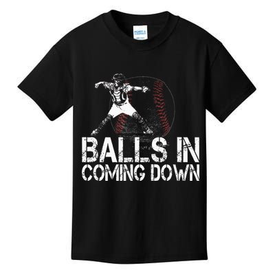 Baseball Catcher Softball Catcher Baseball Fan Kids T-Shirt