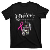 Breast Cancer Survivor Warrior Pink Breast Cancer Ribbon T-Shirt