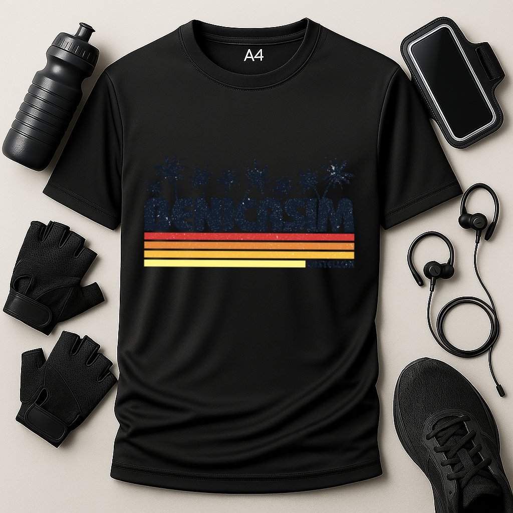 Benicasim Castellon Spain Retro Tourism Great Gift Cooling Performance Crew T-Shirt