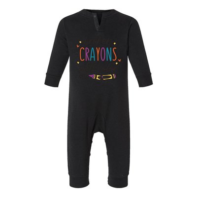 Broken Crayons Still Color Infant Fleece One Piece