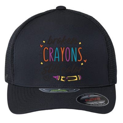 Broken Crayons Still Color Flexfit Unipanel Trucker Cap
