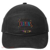 Broken Crayons Still Color 7-Panel Snapback Hat