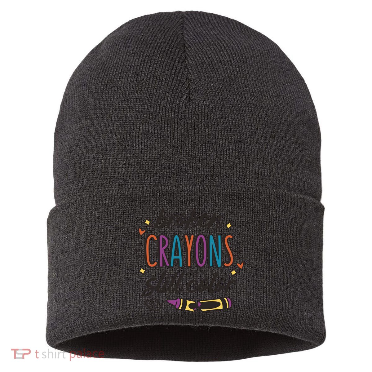 Broken Crayons Still Color Sustainable Knit Beanie